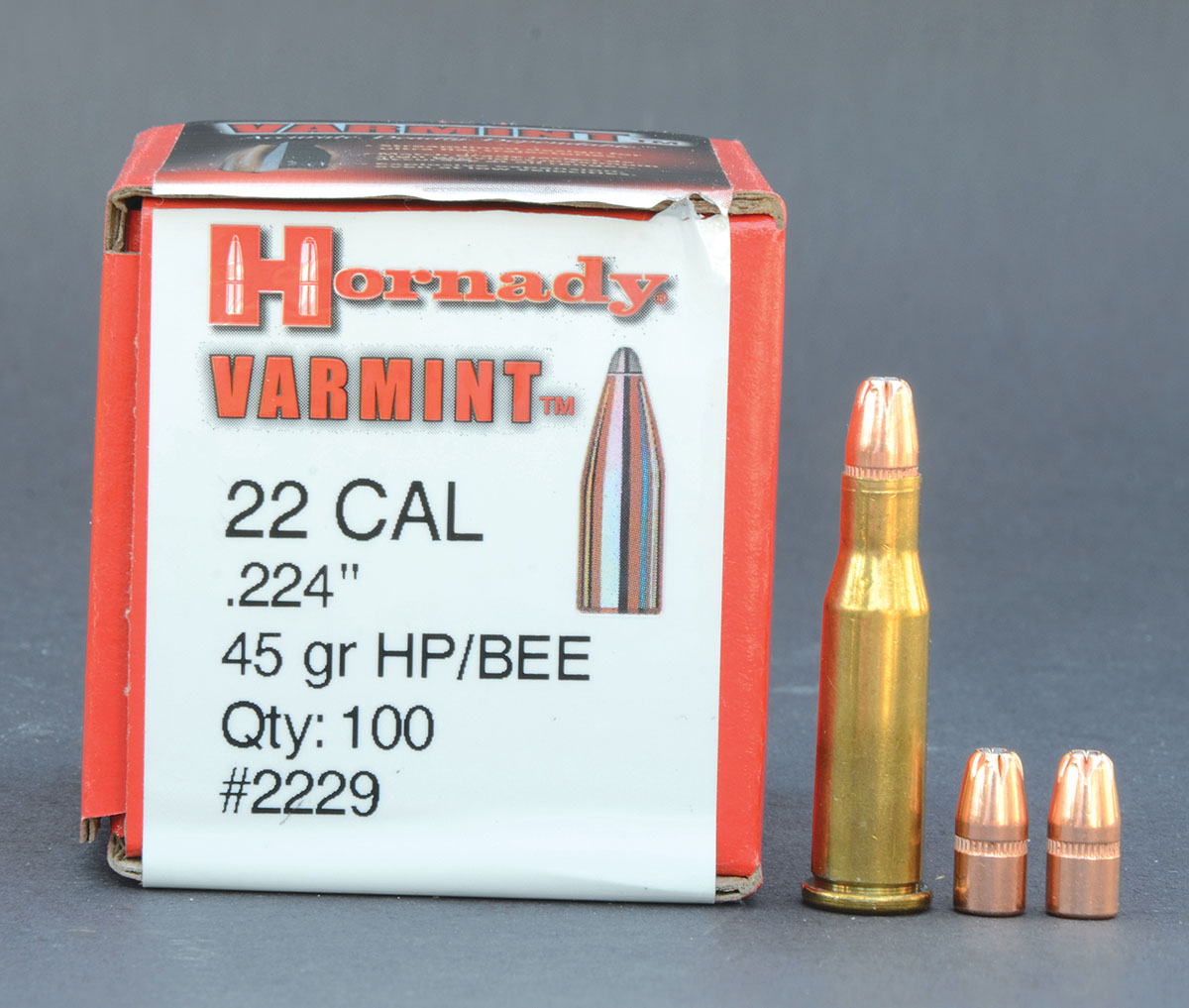 Hornady designed the 45-grain HP/BEE bullet specifically for use in rifles with tubular magazines. Available to handloaders for several years, it will be used in Hornady 218 Bee ammunition sometime during 2017. Unprimed cases will also be available.